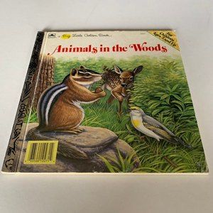 Animals in the Woods Big Little Golden Book 1987 Hardcover Joanne Ryder 10271 vi